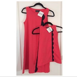 Mommy & Me Duffield Lane Shelby Scallop Dresses